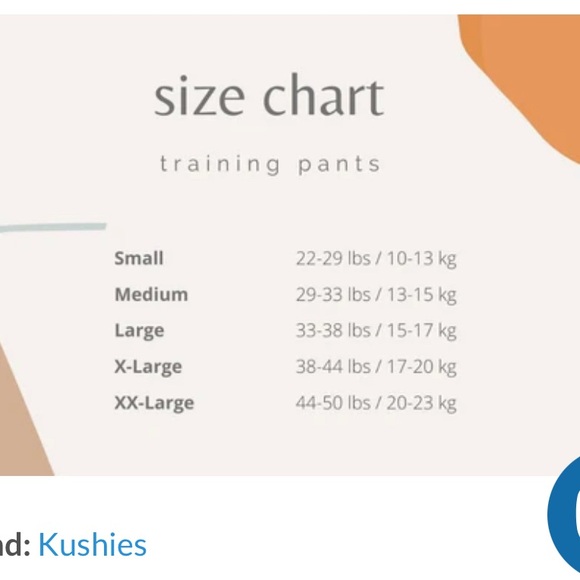 🌷5/$20🌷 Kushies Training Pants size Small - Picture 7 of 8